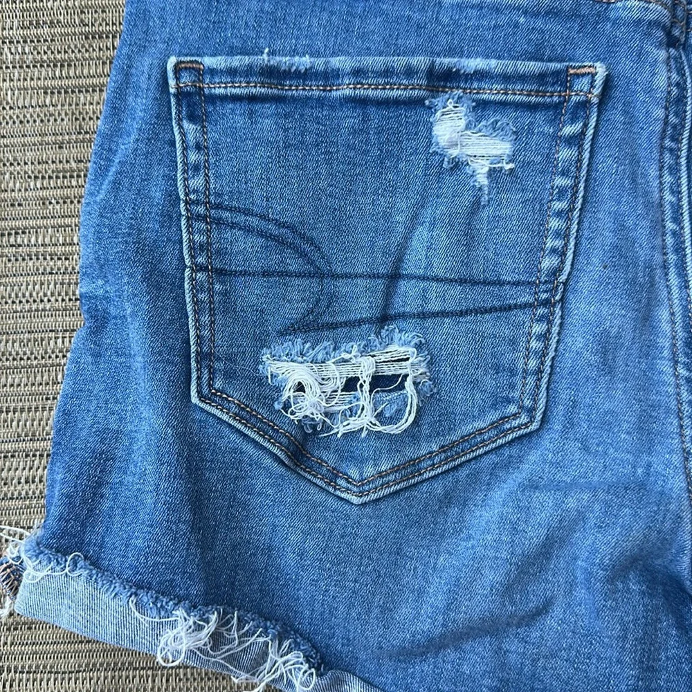 American Eagle Next Level Stretch Hi-Rise Denim Shorts